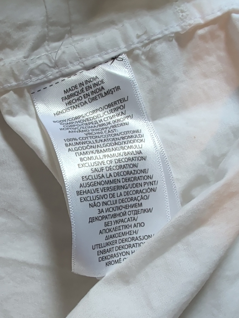 Ralph Lauren 100% cotton White Eyelet button down Broadcloth Tunic 14 - Picture 2 of 10